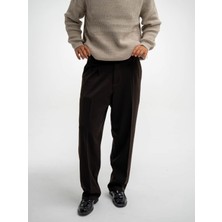 Erkek Baggy Kesim Kumaş Pantolon