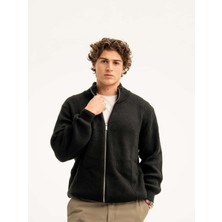 Erkek Fermuarlı Triko Hırka