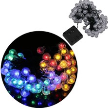 Gaman 12 Metre Solar Güneş Enerjili Rgb 100 Boncuklu LED Işık Bahçe Dekoru 5V