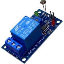 Voltaj 12V Tek Kanal Ldr Işık Kontrollü Röle Modülü