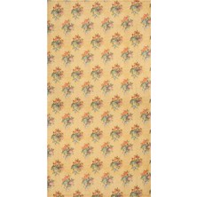 Cabana Peonia Çiçek Desenli Portekiz Tasarımı Keten Masa Örtüsü