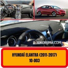 A3D Torpido Koruma Hyundai Elantra 2011-2017 Ön Örtüsü Göğüs Panel Torpido Koruma Koruyucu Kılıfı Halısı Yedek Parça