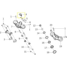Kove 510X/JAWA 500X Kontak Üst Muhafaza Plastiği