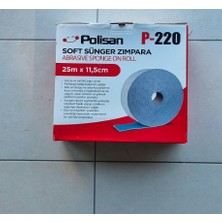 Polisan Soft Sünger Zımpara 220 Kum 25M x 11.5cm
