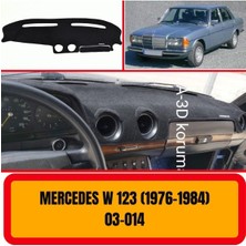 A3D Torpido Koruma Mercedes -Benz W123 1976-1984 Ön Örtüsü Göğüs Panel Torpido Koruma Koruyucu Kılıfı Halısı Yedek