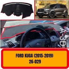 A3D Torpido Koruma Ford Kuga 2015-2019 Ön Örtüsü Göğüs Panel Torpido Koruma Koruyucu Kılıfı Halısı