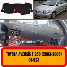 A3D Torpido Koruma Toyota Avensis T250 2003-2008 Ön Torpido Koruma Koruyucu Kilifi Halisi Örtüsü Aksesuarları Yedek