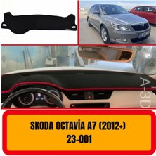 A3D Torpido Koruma Skoda Octavia A7 2012 Ön Gögüs Panel Torpido Korumasi Kilifi Halisi Koruyucu Örtüsü