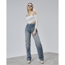Bejna Kadın Straight Fit Jean