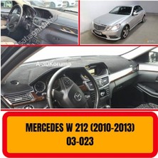 A3D Torpido Koruma Mercedes -Benz W212 2010-2013 Ön Örtüsü Göğüs Panel Torpido Koruma Koruyucu Kılıfı Halısı Yedek