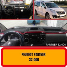 A3D Torpido Koruma Peugeot Partner Ön Gögüs Torpido Korumasi Kilifi Halisi Koruyucu Panel