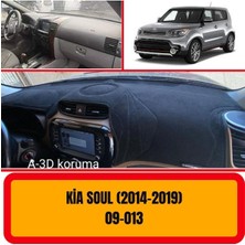 A3D Torpido Koruma Kia Soul 2014 Ön Gögüs Panel Torpido Koruma Koruyucu Kilifi Halisi Örtüsü