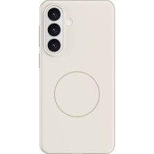 Galaxy S26 Uyumlu Kılıf M-Safe Şarj Özellikli Wlons Frego Kapak Beyaz