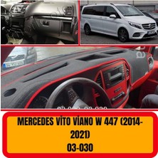 A3D Torpido Koruma Mercedes -Benz Vito W447 2014-2021 Ön Gögüs Panel Torpido Koruma Koruyucu Kilifi Halisi Örtüsü