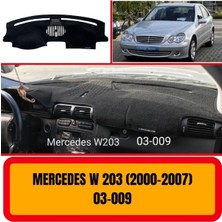 A3D Torpido Koruma Mercedes -Benz W203 2000-2007 Ön Örtüsü Göğüs Panel Torpido Koruma Koruyucu Kılıfı Halısı Yedek