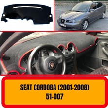 A3D Torpido Koruma Seat Cordoba 2001-2008 Ön Gögüs Panel Torpido Koruma Koruyucu Kilifi Halisi Örtüsü