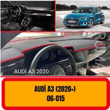 A3D Torpido Koruma Audi A3 2020 Ön Gögüs Panel Torpido Koruma Koruyucu Kilifi Halisi Örtüsü