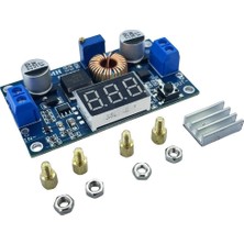 China XL4015 75W 5A Dc-Dc Voltmetre Ekranlı (3digits) Voltaj Düşürücü Modül