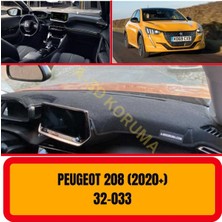 A3D Torpido Koruma Peugeot 208 ( 2020 ) Ön Gögüs Panel Torpido Koruma Koruyucu Kilifi Halisi Örtüsü