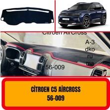 A3D Torpido Koruma Citroen Aircross C5 Ön Gögüs Panel Torpido Koruma Koruyucu Kilifi Halisi Örtüsü