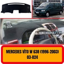 A3D Torpido Koruma Mercedes -Benz Vito W638 1996-2003 Ön Örtüsü Göğüs Panel Torpido Koruma Koruyucu Kılıfı Halısı