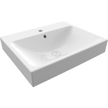 Bocchı Bocchi Scala Arch Tezgah Üstü Lavabo Parlak Beyaz - 1077-001-0126