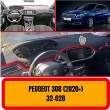 A3D Torpido Koruma Peugeot 308 ( 2020 ) Torpido Korumasi Koruyucu Kilifi Halisi Örtü Gögüs Panel