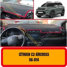 A3D Torpido Koruma Citroen C3 Aircross Ön Torpido Koruma Koruyucu Kilifi Halisi Örtüsü Aksesuar Yedek Parça