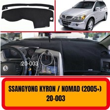 A3D Torpido Koruma Ssangyong Kyron/nomad 2005 Ön Örtüsü Göğüs Panel Torpido Koruma Koruyucu Kılıfı Halısı Yedek Parça