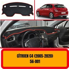 A3D Torpido Koruma Citroen C4 2005-2020 Torpido Korumasi Koruyucu Kilifi Halisi Örtü Gögüs Panel