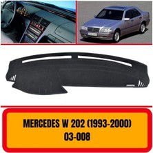 A3D Torpido Koruma Mercedes -Benz W202 1993-2000 Ön Örtüsü Göğüs Panel Torpido Koruma Koruyucu Kılıfı Halısı Yedek
