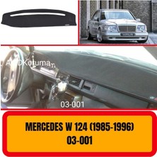 A3D Torpido Koruma Mercedes - Benz W124 1985-1996 Ön Gögüs Panel Torpido Koruma Koruyucu Kilifi Halisi Örtüsü Yedek