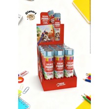 Glanart Silka Teneke Kutuda 24 Renkli Kuru Boya 1 Adet