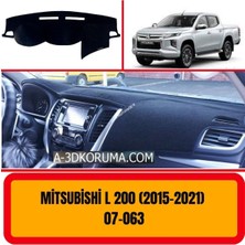 A3D Torpido Koruma Mitsubishi L 200 Pickup 2015-2021 Ön Torpido Koruma Koruyucu Kilifi Halisi Örtüsü Aksesuarlar