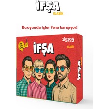 zigzag Ifşa - Klasik Eğlenceli Aile Oyunu 12+ Yaş İçin Kalem Hediyeli Sınırsız Oyuncu Sayısı