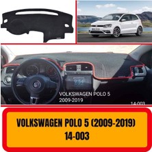 A3D Torpido Koruma Volkswagen Polo 2009-2019 Ön Gögüs Panel Torpido Koruma Koruyucu Kilifi Halisi Örtüsü Yedek Parça