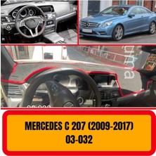 A3D Torpido Koruma Mercedes -Benz C207 2009-2017 Ön Gögüs Panel Torpido Koruma Koruyucu Kilifi Halisi Örtüsü Yedek