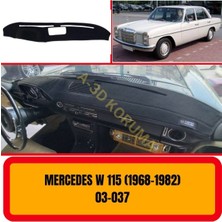 A3D Torpido Koruma Mercedes - Benz W115 Ön Örtüsü Göğüs Panel Torpido Koruma Koruyucu Kılıfı Halısı Yedek Parça