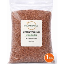Sultanbahçe Premium Keten Tohumu 1 kg - %100 Doğal ve Saf - Taze Mahsul, Katkısız, Yüksek Lif Kaynağı (Whole Flaxseed)