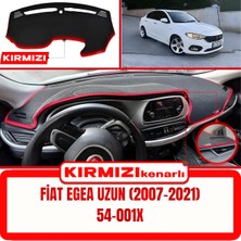 A3D Torpido Koruma Fiat Egea Tabletsiz Ön Örtüsü Göğüs Panel Torpido Koruma Koruyucu Kılıfı Halısı Yedek Parça Kırmızı