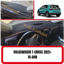 A3D Torpido Koruma Volkswagen T-Cross (2021+) Uyumlu Torpido Korumasi Koruyucu Kilifi Halisi Örtü Gögüs Panel
