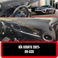 A3D Torpido Koruma Kia Cerato 2021 3D Torpido Koruma Kılıfı - Koruyucu Halı Kaplama / A3D / 3D