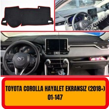 A3D Torpido Koruma Toyota Corolla 2019 Hayalet Ekransız (Headup) Yok Torpido Koruma A3D Koruyucu Kılıf