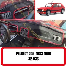 A3D Torpido Koruma Peugeot 205 (1983-1998) 3D Torpido Koruma Kılıfı - Koruyucu Halı Kaplama