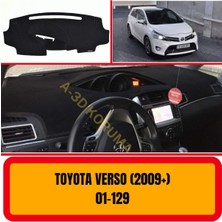 A3D Torpido Koruma Toyota Verso (2009+) Ön Gögüs Torpido Korumasi Kilifi Halisi Koruyucu Panel