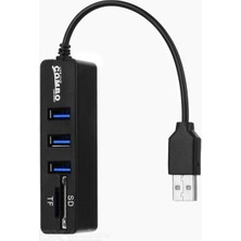 Taplin Taplın Combo 3 Port Usb2.0  Hub Tf Sd Kart Okuyucu