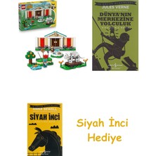 LEGO Animal Crossing Blathers Müze Koleksiyonu 77056 – 7 Yaş ve Üzeri Çocuklar Için Doğa Temalı Hayvan Figürlü Yaratıcı Oyuncak Yapım Seti (543 Pr) + Dünyanın Merkezine Yolculuk + Siyah Inci Hediye