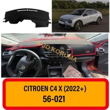 A3D Torpido Koruma Citroen C4 x 2022 Torpido Korumasi Koruyucu Kilifi Halisi Örtü Gögüs Panel