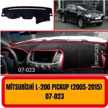 A3D Torpido Koruma Mitsubishi L 200 Pickup 2005-2015 Ön Örtüsü Göğüs Panel Torpido Koruma Koruyucu Kılıfı Halısı