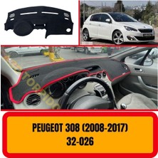A3D Torpido Koruma Peugeot 308 ( 2008 - 2016 ) Ön Gögüs Panel Torpido Koruma Koruyucu Kilifi Halisi Örtüsü Yedek Parça